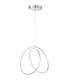 Lampara Colgante Plata + Cromo