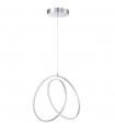 Lampara Colgante Plata + Cromo