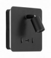 ROMEA USB NEGRO MATE 5W + 3W