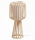Lámpara decorativa de sobremesa estilo boho chic Cintia en bambú natural