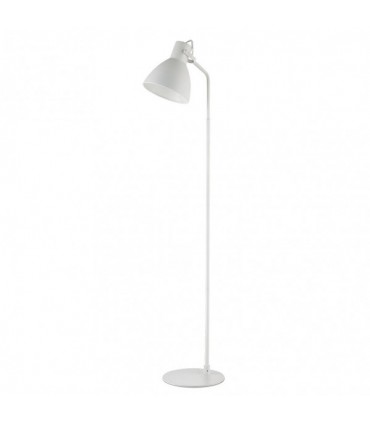 Pie de Salón Epsilon Blanco con estructura metálica y diseño orientable