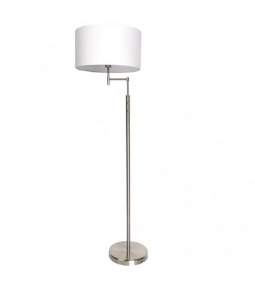 Pie de Salón Centauri Níquel con lector LED y pantalla blanca