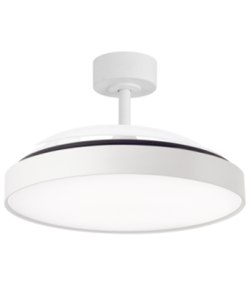 Ventilador Retráctil Sidney Blanco | Aspas Ocultas - Lámparas Lidia