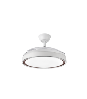 Ventilador de Techo Bari Blanco/Café