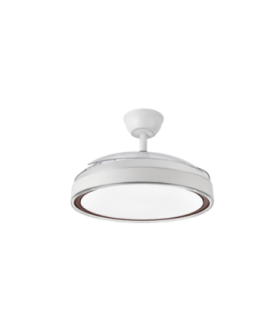 Ventilador de Techo Bari Blanco/Café