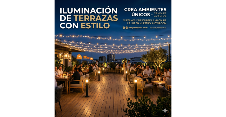 Cómo elegir lámparas para terraza en mayo: guía práctica para preparar tu terraza