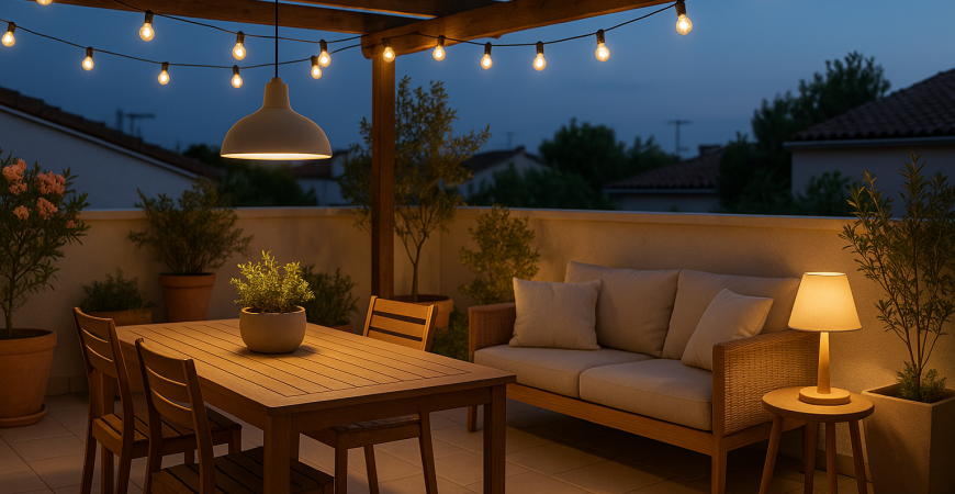 Cómo elegir lámparas para terraza en mayo: guía práctica para preparar tu terraza